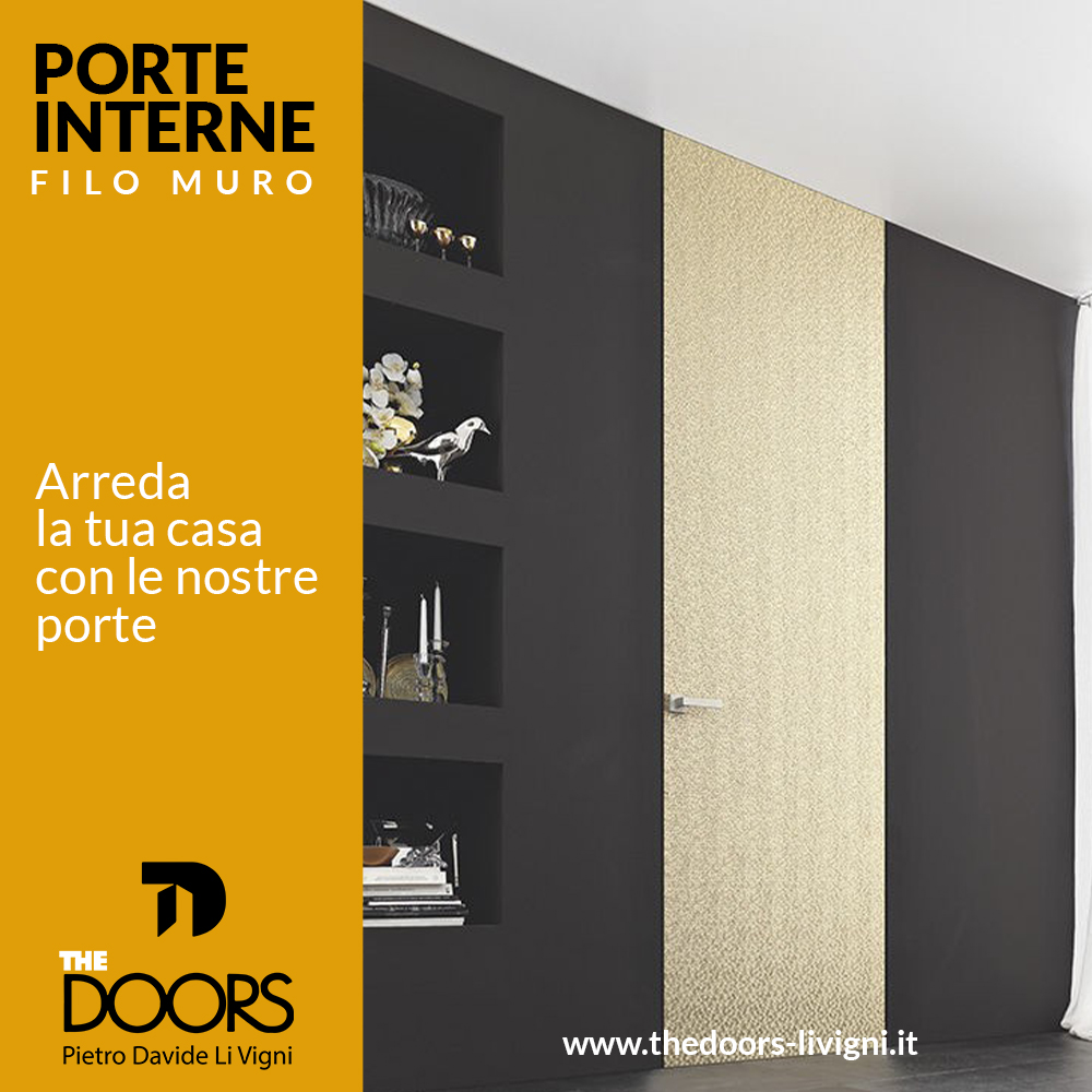 🟧Porte interne - filo muro⠀